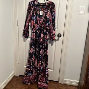 RAGA Anthro brand Alexandra Maxi Dress